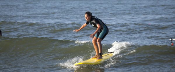 Curso de Surf con olas perfectas en Punta del Moral